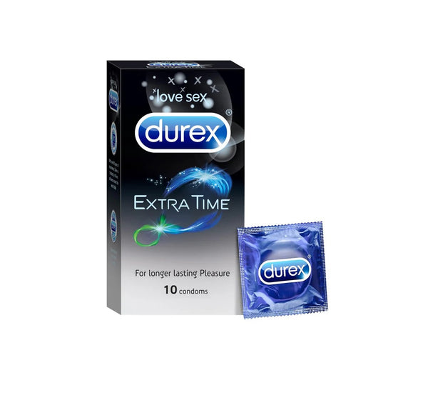 Durex Extra Time Condoms  10Pcs