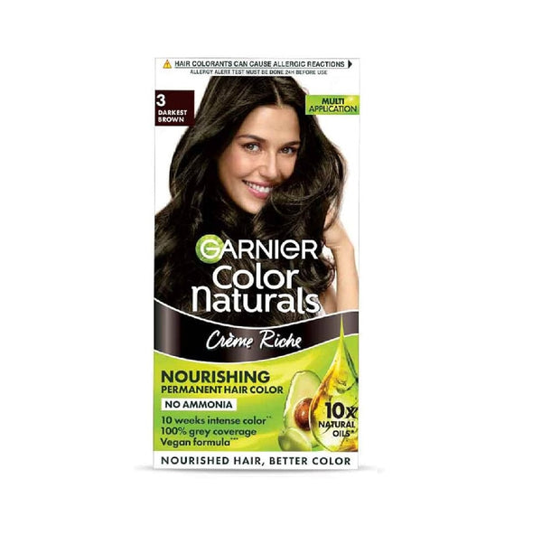 Garnier Color Naturals Shade 3 Darkest Brown