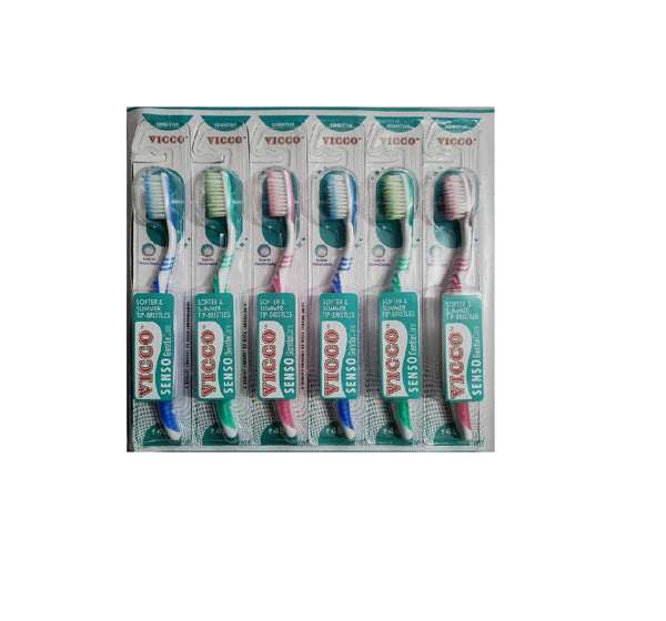 Vicco Toothbrush Senso  6Pcs
