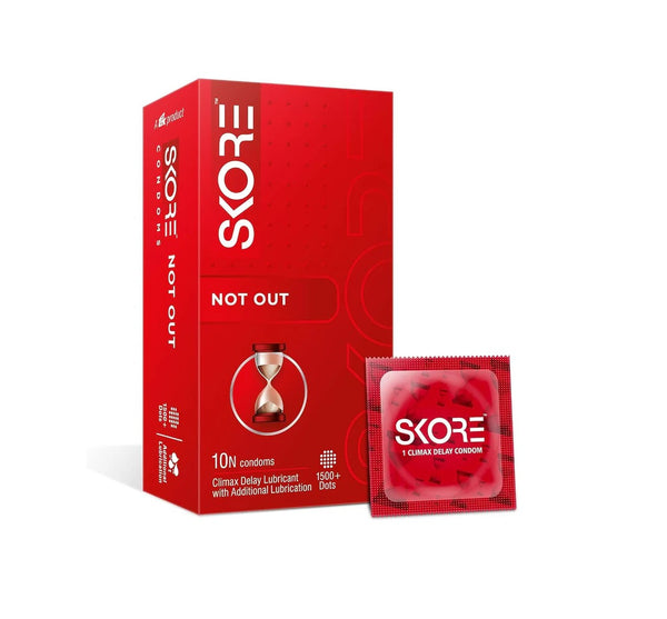 Skore Condoms 10Pc Not Out