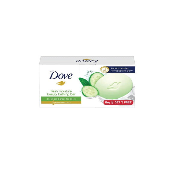 Dove Go Fresh Cool Moisture Beauty Bathing Bar 6x75g