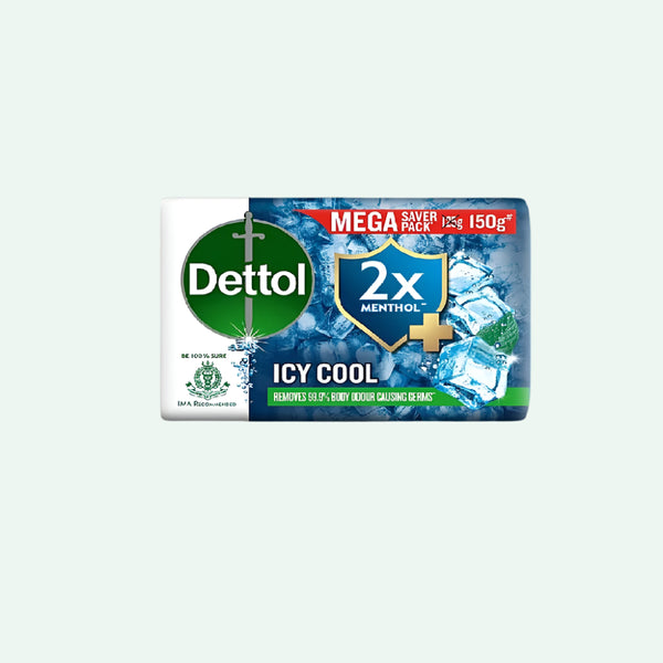 Dettol Soap Instant Icy Cool 4x150g