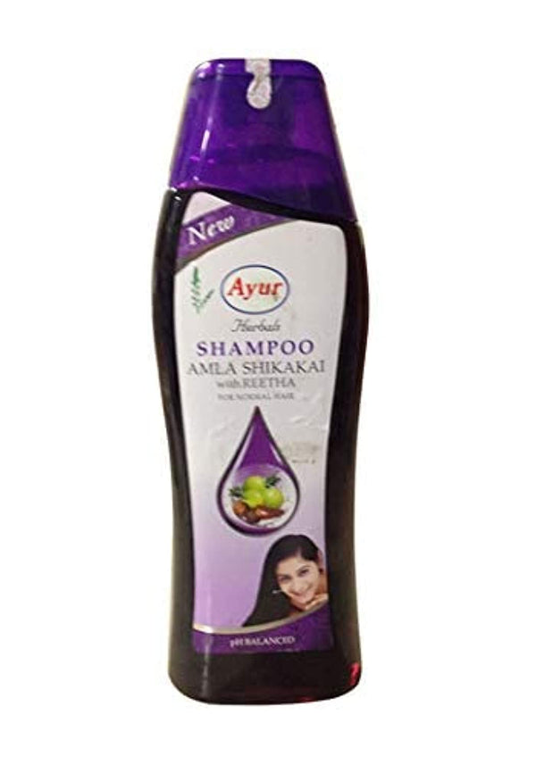 Ayur Herbal Shampoo With Amla Shikakai Reetha 1Ltr