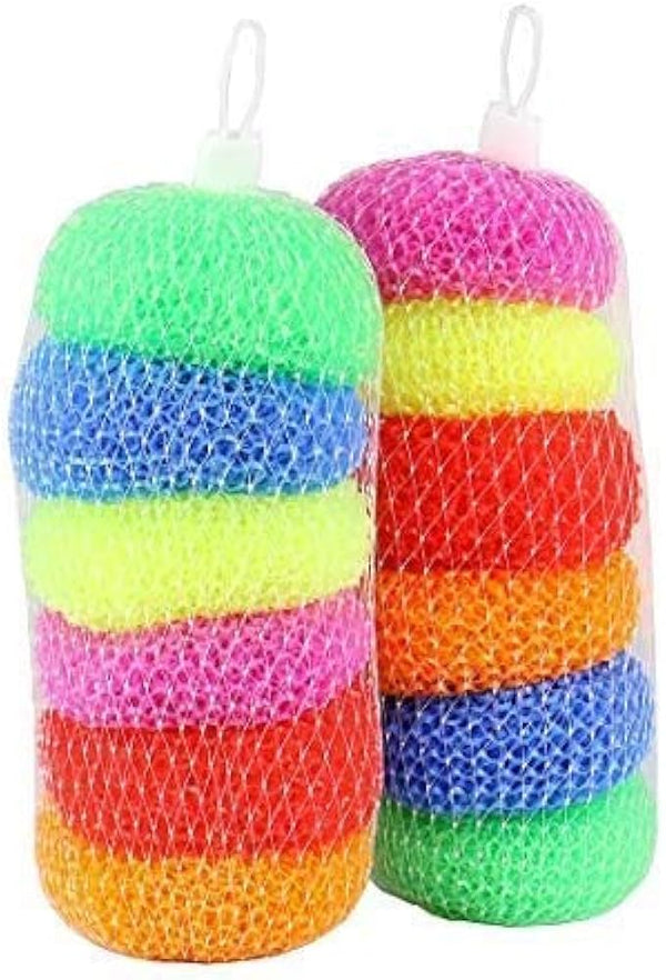 Plastic Bathing Scruber Small   12PCS