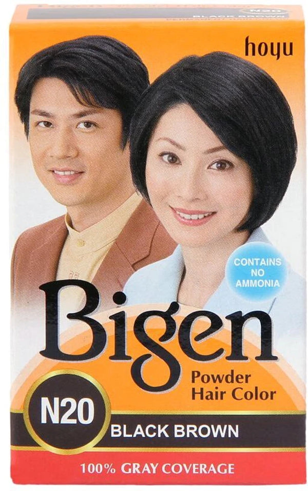 Bigen Hair Color Black BROWN N20