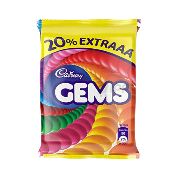 Cadbury Gems 5    PACK OF 108PCS
