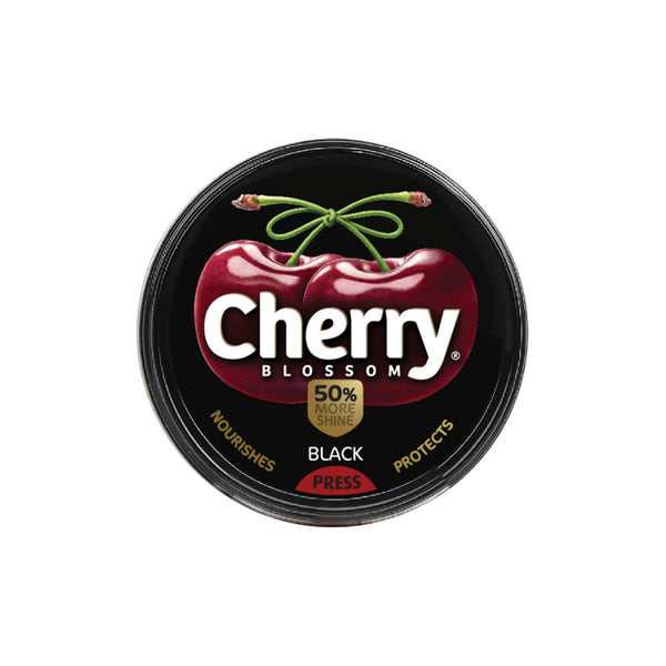 Cherry Shoe Polish Black 15g