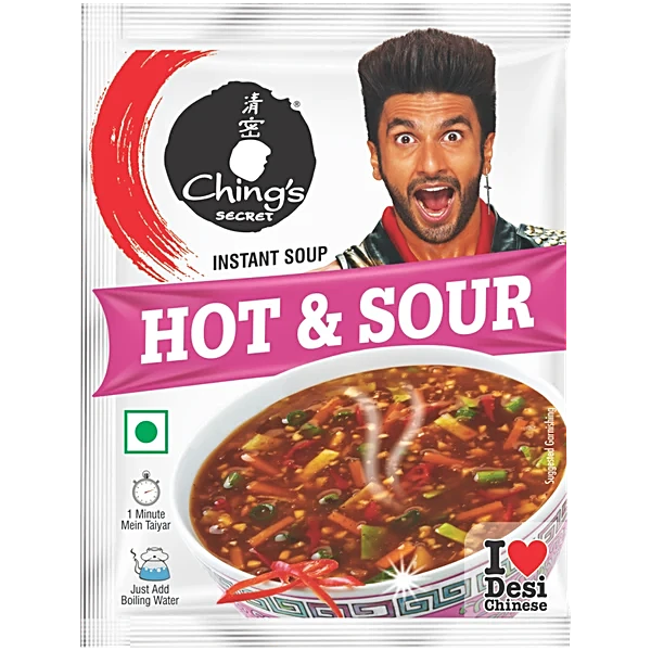 Ching's Instant Soup Hot &  Sour 10/-   20PCS