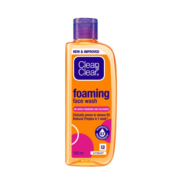Clean   Clear Foaming Face Wash 150ml