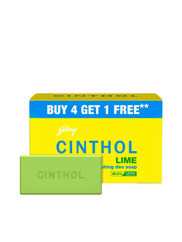 Cinthol Lime Soap 5x150g