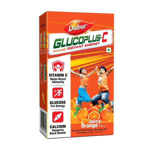 Dabur Glucose D Orange Instant Energy Drink 100g