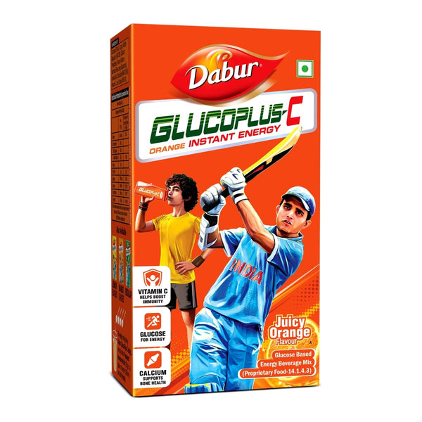 Dabur Glucose D Orange Instant Energy Drink 250gm