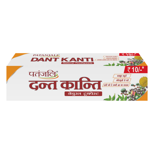 Patanjali Dantkanti Toothpaste Mrp 10  Pack of 12PC