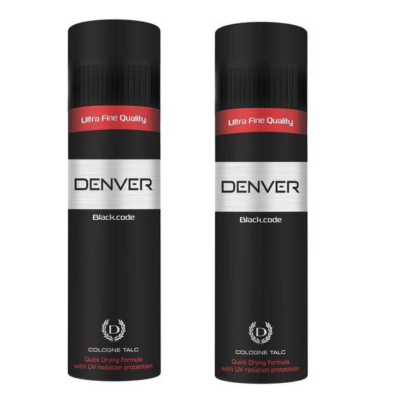Denver Talcum Black Code 2x300g