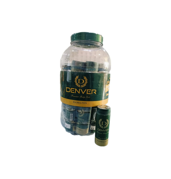 Denver Talcum Green Hamilton 10/-    24PCS