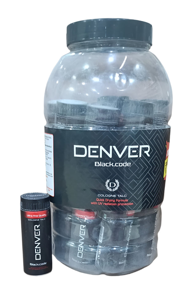 Denver Talcum Black Code 10    24PCS
