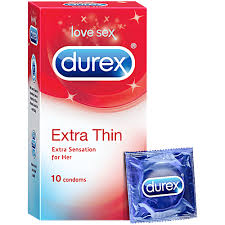 Durex Extra Thin Condoms  10Pcs