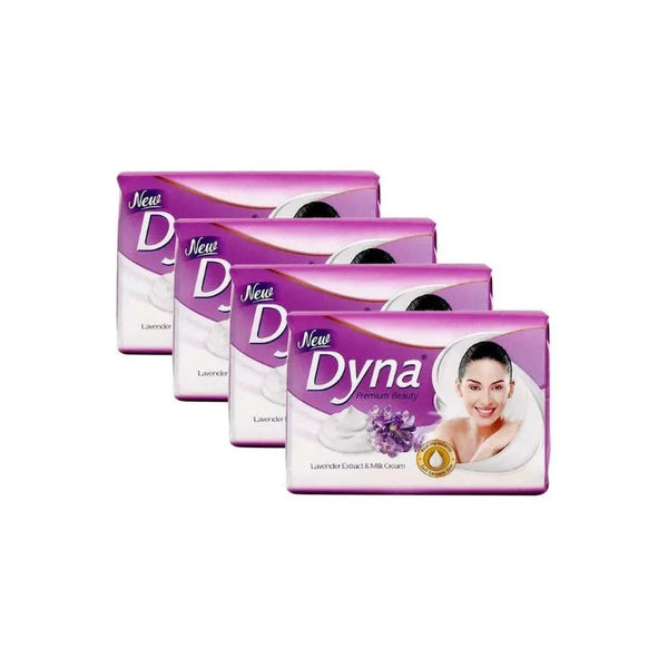 Dyna Lavender extract and Milk Cream Beauty Soap 4x125gm