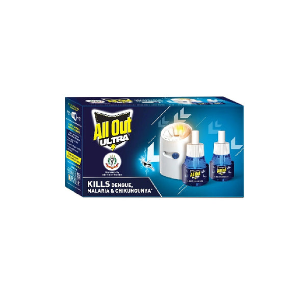 All Out Ultra Mosquito Repellant Combi Pack  Machine 2 refill