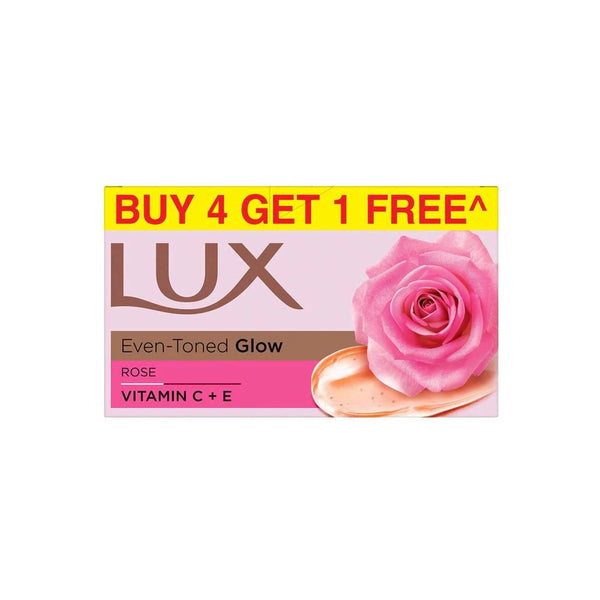 Lux Radiant Glow Rose   Vitamin C E Beauty Soap Pack Pack 5x150g