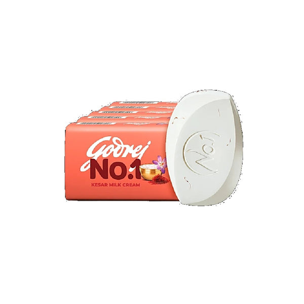 Godrej No 1 Kesar   Milk Cream Soap Pack 5x100g