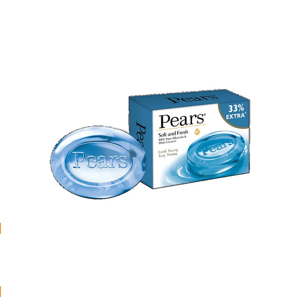 Pears Soft   Fresh Soap Bar 75g
