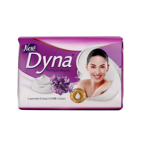 Dyna Lavender Extract   Milk Cream Bathing Soap 4x125g