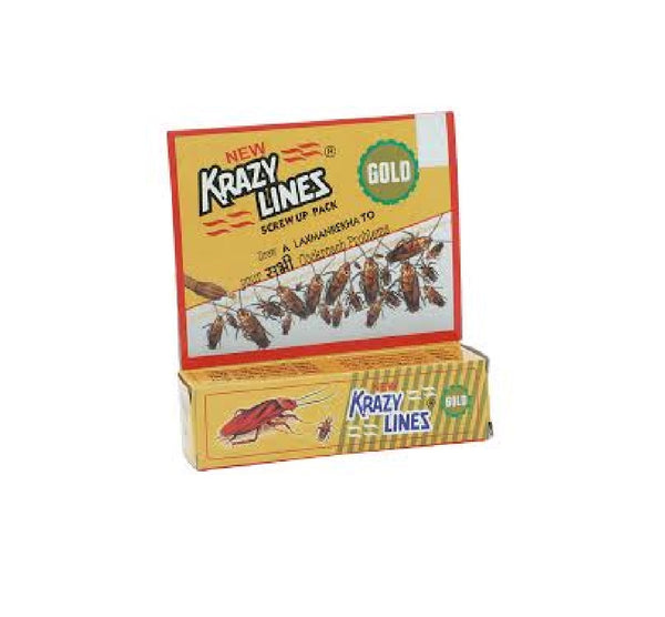 Krazy Lines Chalk Gold   For Cockroaches Pack of 12
