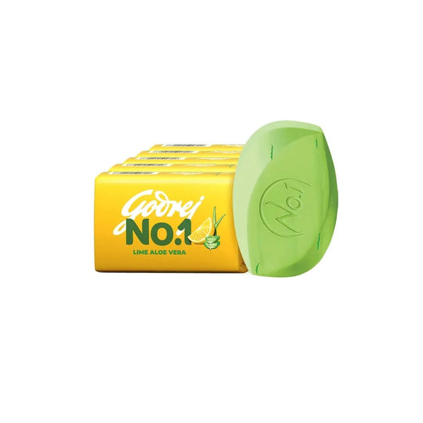 Godrej No 1 Lime   Aloevera Soap Pack 5x100g