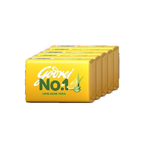 Godrej NO 1 Lime   Aloevera Soap 5x47g