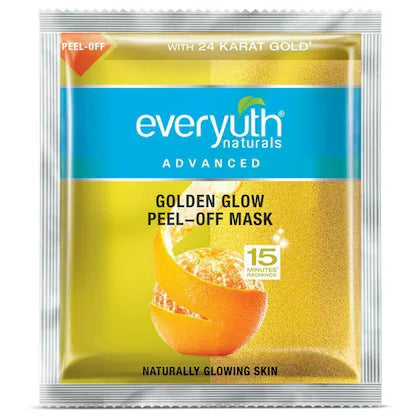 Everyuth Golden Glow Peel Off Mask Sachet 8g  13PC