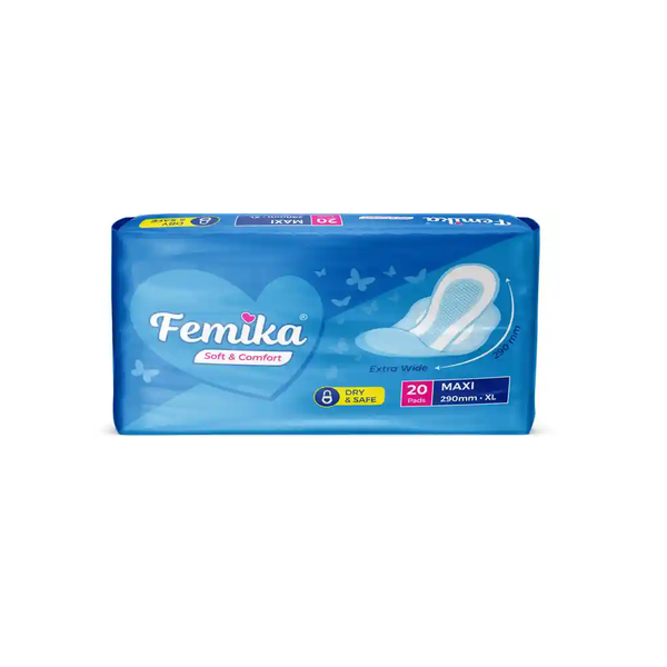 Femika Sanitary Pad Maxi Xl Blue 20pcs