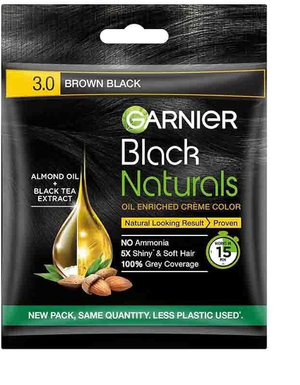 Garnier Rich Creme Black Brown 3 0   8PC