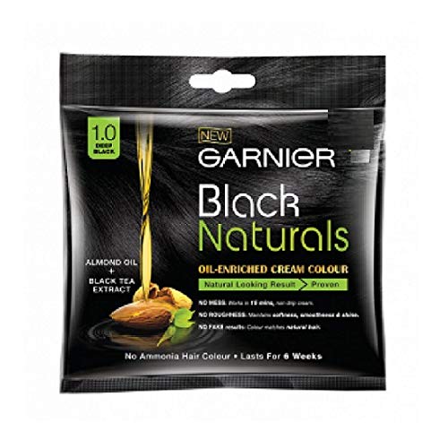Garnier Rich Creme Dark Black 1 0  8PC