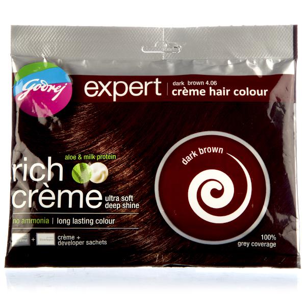 Godrej Expert Rich Creme Dark Brown Hair Colour  4 6