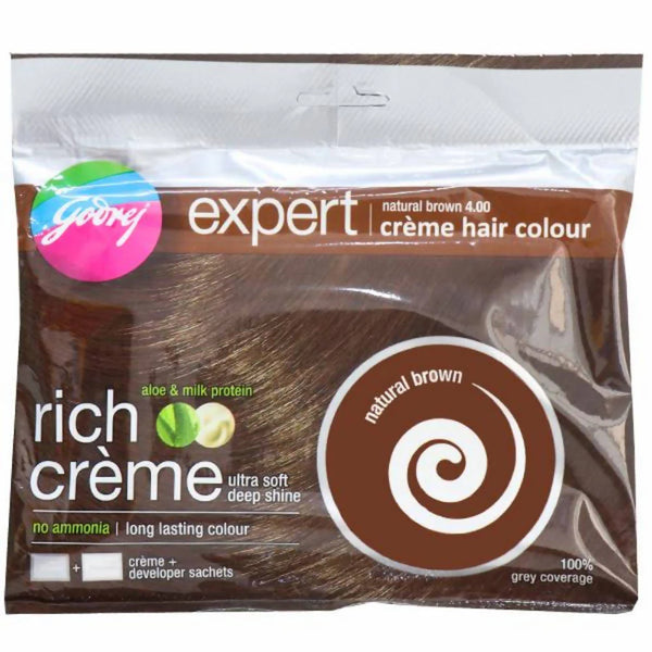 Godrej Expert Rich Creme Natural Brown Hair Colour  4 0