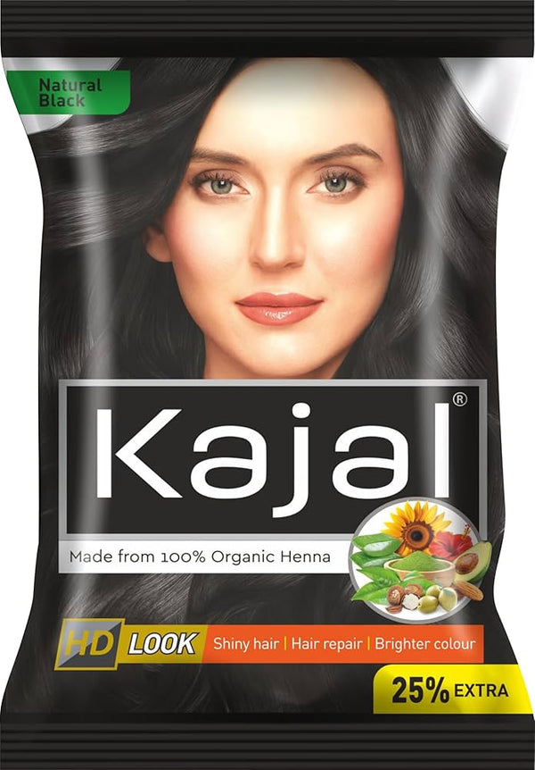 Kajal Hair Henna Color   Natural Black