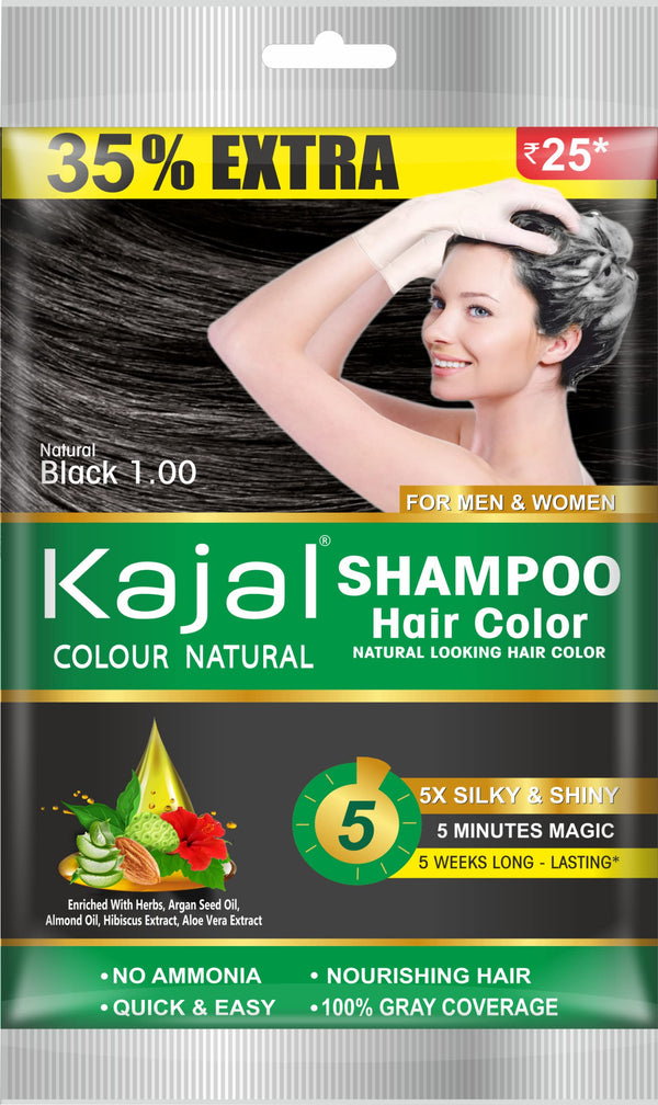 Kajal Shampoo Color Natural black