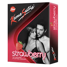 Kamasutra Strawberry Condoms  3PC