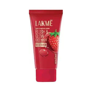 Lakme Blush   Glow Strawberry Gel Facewash 50g