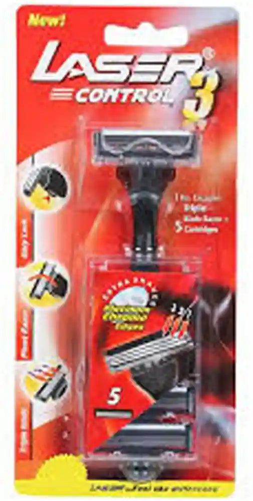 Laser Control Razor 3 Blades – fmcg-house