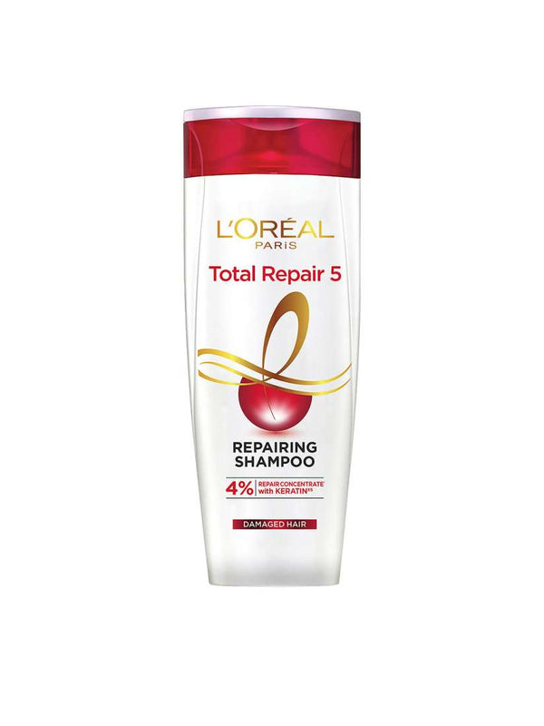L Oreal Total Repair 5 Shampoo 180ml  WHITE