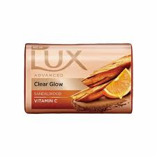 Lux Advanced Clear Glow Sandalwood Soap 10   Pack of 4