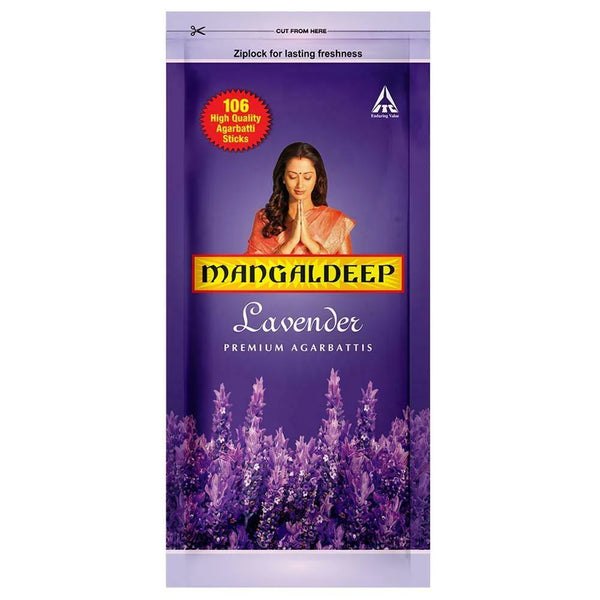 MANGALDEEP AGARBATTI  ZIPPER  LAVENDER