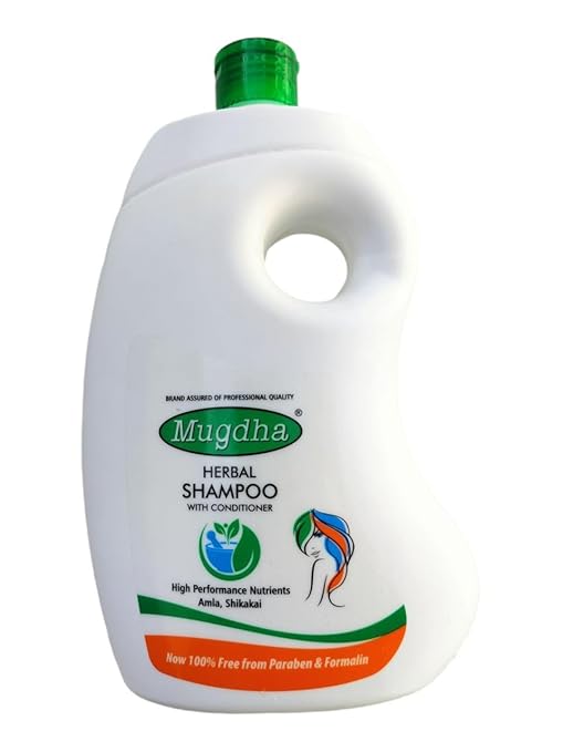 Mugdha Herbal Shampoo 1ltr Can