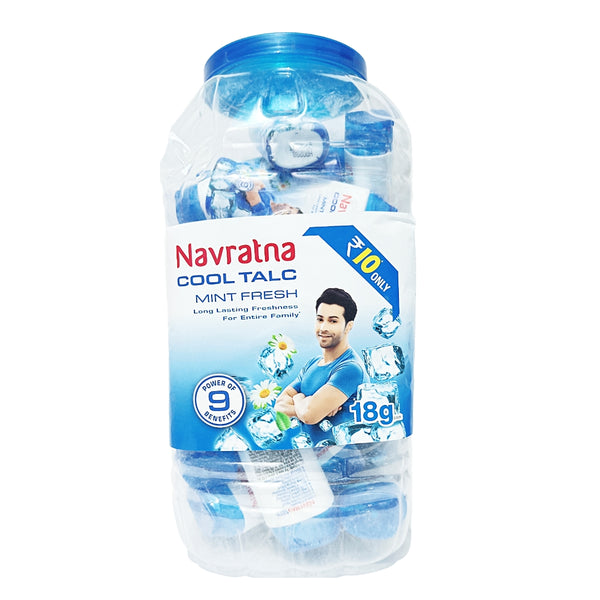 Navratna Talcum Powder Mint Fresh  24PC