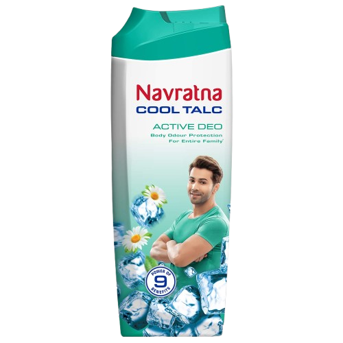 Navrtn Active Deo cool Talc 100gm