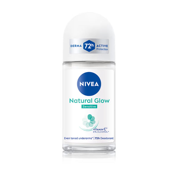 Nivea Roll On Natural Glow Sensitive 50ml