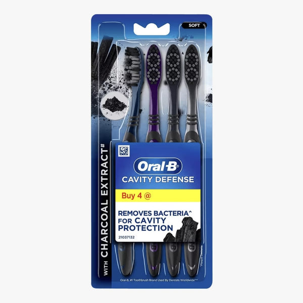 Oral B Toothbrush Charcoal  Pack Of 4