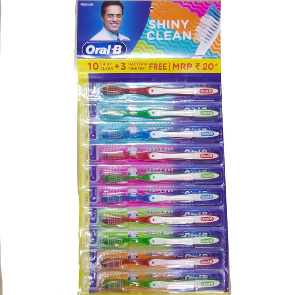 Oral B Shiny Clean Toothbrush 20    10 3
